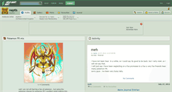 Desktop Screenshot of neptis.deviantart.com