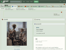 Tablet Screenshot of gouy.deviantart.com