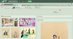 Desktop Screenshot of naturalemotions.deviantart.com