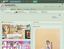 Tablet Screenshot of naturalemotions.deviantart.com