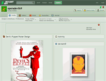 Tablet Screenshot of operadevil69.deviantart.com