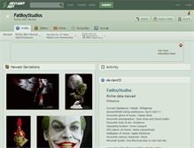 Tablet Screenshot of fatboystudios.deviantart.com