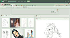 Desktop Screenshot of freakykriss.deviantart.com