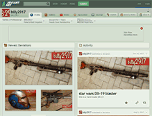Tablet Screenshot of billy2917.deviantart.com