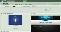 Desktop Screenshot of kaotiking.deviantart.com