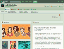 Tablet Screenshot of inu-dividualbubble.deviantart.com