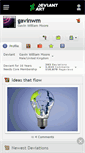 Mobile Screenshot of gavinwm.deviantart.com