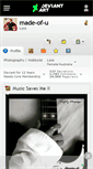 Mobile Screenshot of made-of-u.deviantart.com