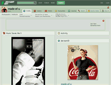 Tablet Screenshot of made-of-u.deviantart.com