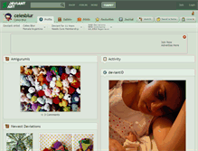 Tablet Screenshot of celesblur.deviantart.com