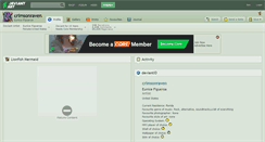 Desktop Screenshot of crimsonraven.deviantart.com