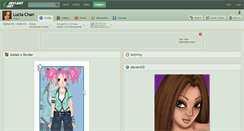 Desktop Screenshot of lucia-chan.deviantart.com