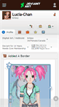 Mobile Screenshot of lucia-chan.deviantart.com