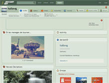 Tablet Screenshot of hollowg.deviantart.com