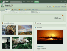 Tablet Screenshot of gerard1972.deviantart.com