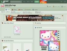 Tablet Screenshot of hello-kitty-hugs.deviantart.com