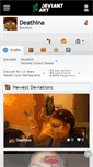 Mobile Screenshot of deathina.deviantart.com