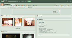 Desktop Screenshot of little-lola.deviantart.com