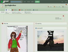 Tablet Screenshot of bowlingfordisco.deviantart.com