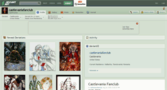 Desktop Screenshot of castlevaniafanclub.deviantart.com