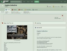 Tablet Screenshot of inspire-collective.deviantart.com