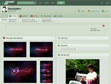 Tablet Screenshot of barunpatro.deviantart.com