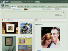 Tablet Screenshot of fowlj.deviantart.com