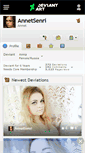 Mobile Screenshot of annetsenri.deviantart.com