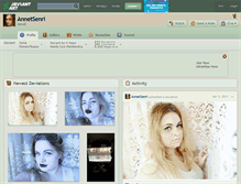 Tablet Screenshot of annetsenri.deviantart.com