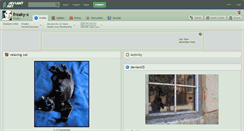 Desktop Screenshot of freaky-x.deviantart.com