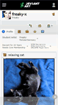 Mobile Screenshot of freaky-x.deviantart.com