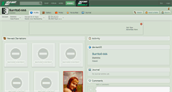 Desktop Screenshot of burrito0-666.deviantart.com