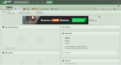 Desktop Screenshot of kafica.deviantart.com