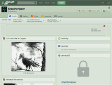 Tablet Screenshot of khantheripper.deviantart.com