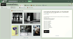 Desktop Screenshot of conceptualphotos.deviantart.com