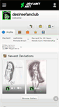 Mobile Screenshot of desireefanclub.deviantart.com