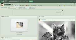 Desktop Screenshot of jonasaddict2.deviantart.com