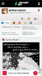 Mobile Screenshot of anime-moron.deviantart.com