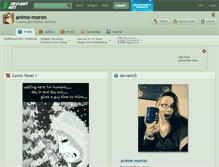 Tablet Screenshot of anime-moron.deviantart.com