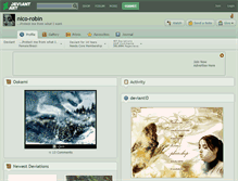Tablet Screenshot of nico-robin.deviantart.com