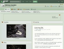 Tablet Screenshot of mistress-macabre.deviantart.com