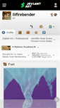 Mobile Screenshot of lilfirebender.deviantart.com