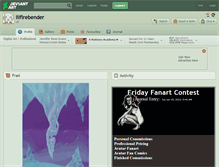 Tablet Screenshot of lilfirebender.deviantart.com