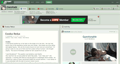 Desktop Screenshot of chaosshade.deviantart.com