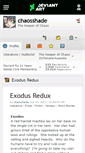 Mobile Screenshot of chaosshade.deviantart.com