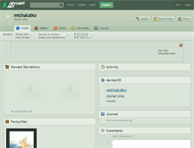 Tablet Screenshot of michalutko.deviantart.com