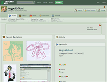 Tablet Screenshot of megpoid-gumi.deviantart.com