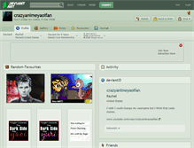 Tablet Screenshot of crazyanimeyaoifan.deviantart.com