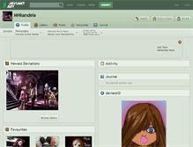 Tablet Screenshot of mhkandela.deviantart.com