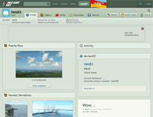 Tablet Screenshot of heidi3.deviantart.com